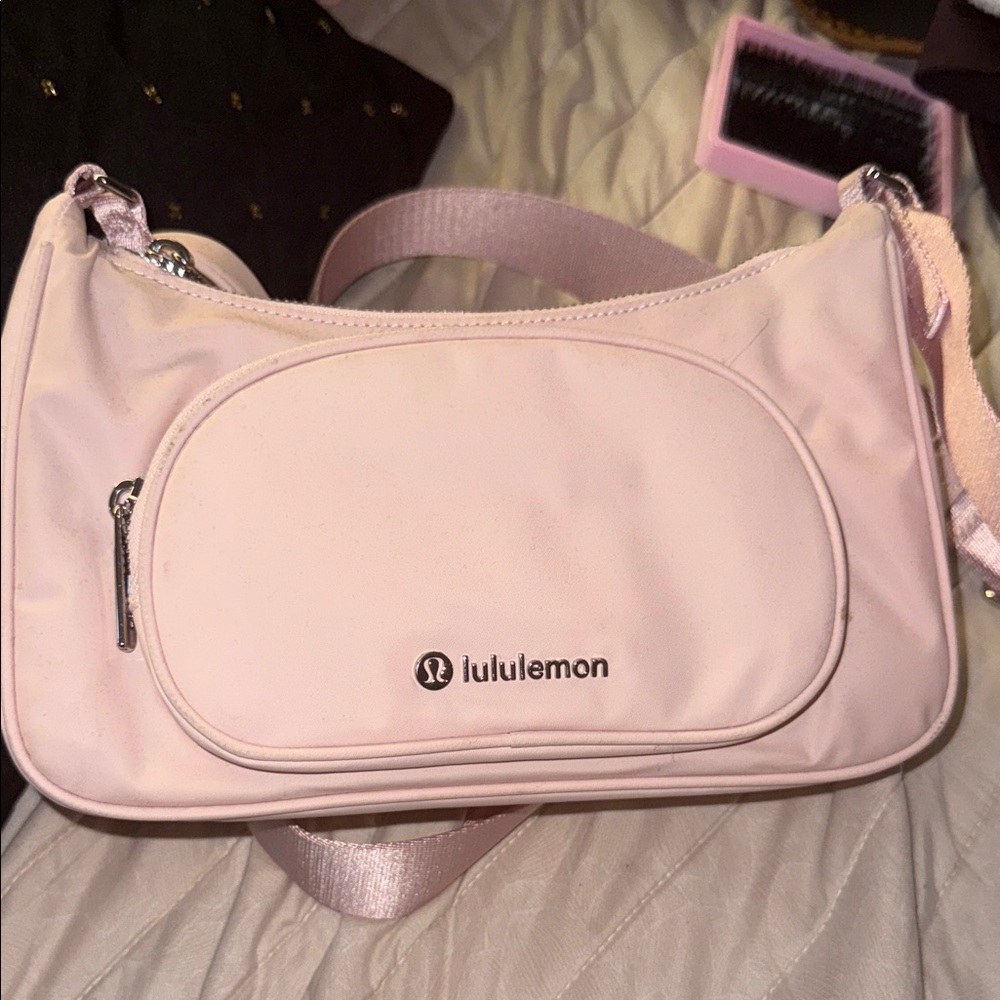 Lululemon Athletica Light Pink Crossbody Bag